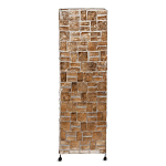 Торшер из перламутра на металлическом каркасе Indonesian Tower 2 варинант исполнения - 1 | Loft Concept в Красноярске