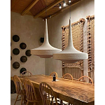 Подвесной вязаный бежевый светильник «Лампа Марракеша» варинант исполнения - 2 | Loft Concept в Красноярске