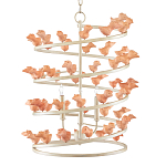 Люстра спиралевидная с фигурками птенцов Playful Chandelier варинант исполнения - 2 | Loft Concept в Красноярске