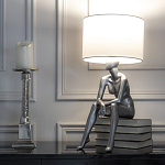 Настольная лампа TERRAMI с абажуром варинант исполнения - 3 | Loft Concept в Красноярске