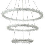 Многоярусная кольцевая люстра с хрустальным декором Gilbertine Crystals Ring Chandelier варинант исполнения - 1 | Loft Concept в Красноярске