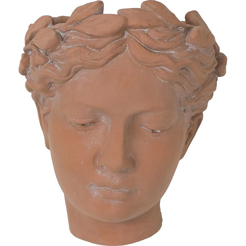 Кашпо Roman face Коричневый Кашпо Roman face Коричневый в Красноярске | Loft Concept