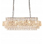 Люстра овальной формы хрустальная в неоклассическом стиле Majesty варинант исполнения - 5 | Loft Concept в Красноярске