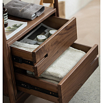 Вешалка деревянная с 2- мя ящиками Moon Walnut Furniture варинант исполнения - 9 | Loft Concept в Красноярске