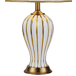 Настольная лампа с абажуром Celestina White Gold Lampshade Table Lamp варинант исполнения - 3 | Loft Concept в Красноярске