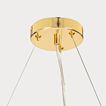 Люстра подвесная из золотых колец 57 см Golden Circles варинант исполнения - 11 | Loft Concept в Красноярске