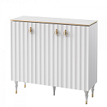 Консоль с дверками и белым рельефным фасадом Expanses of Beauty варинант исполнения - 1 | Loft Concept в Красноярске