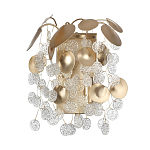 Бра с декоративными подвесками из прозрачного стекла в форме монеток FAIRYTREE Light варинант исполнения - 1 | Loft Concept в Красноярске