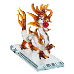 Декоративная стеклянная статуэтка Дракон Glass Dragon Statuette варинант исполнения - 2 | Loft Concept в Красноярске