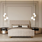 Подвесной светильник с 5-ю белыми шарообразными плафонами Bubble Chandelier варинант исполнения - 5 | Loft Concept в Красноярске