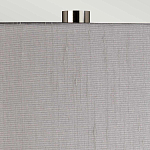 Настольная лампа с цилиндрическим абажуром и прозрачным стеклянным основанием Quintiesse варинант исполнения - 6 | Loft Concept в Красноярске