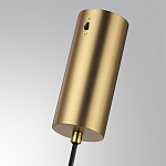 Подвесной светильник с плафоном в форме цилиндра из алебастра Cryptocrystalline Stone варинант исполнения - 4 | Loft Concept в Красноярске