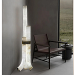 Торшер геометрический с тремя мраморными плафонами Marble Tripod варинант исполнения - 6 | Loft Concept в Красноярске