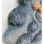 Тканый вручную Большой абстрактный гобелен Frost Forest варинант исполнения - 2 | Loft Concept в Красноярске