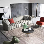 Дизайнерский журнальный стол на прозрачном основании Nofon варинант исполнения - 2 | Loft Concept в Красноярске