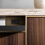 Кухонный гарнитур из массива дуба и камня Ratio Dada Engenereed варинант исполнения - 14 | Loft Concept в Красноярске