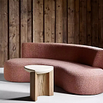 Дизайнерский журнальный стол полукруглой формы Pokun варинант исполнения - 4 | Loft Concept в Красноярске