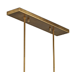 Люстра прямоугольная из толстого литого стекла Cast Glass варинант исполнения - 5 | Loft Concept в Красноярске