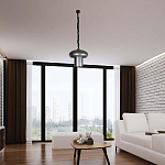 Подвесной светильник с серым металлическим плафоном Capability варинант исполнения - 2 | Loft Concept в Красноярске