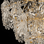 Люстра многоярусная с объемными прозрачными цветами Hanging Flowers варинант исполнения - 8 | Loft Concept в Красноярске