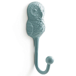 Настенный крючок в виде совы Owl Wall Hook Blue варинант исполнения - 3 | Loft Concept в Красноярске