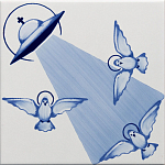 Плитка с узором НЛО варинант исполнения - 2 | Loft Concept в Красноярске