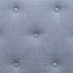 Изголовье кровати серое с мягкой обивкой из рогожки Emma Headboard варинант исполнения - 3 | Loft Concept в Красноярске