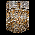 Люстра хрустальная в неоклассическом стиле на золотистом каркасе Majesty варинант исполнения - 4 | Loft Concept в Красноярске