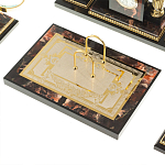 Настольный письменный набор из яшмы и долерита с декором в виде коня Manager Organizer варинант исполнения - 5 | Loft Concept в Красноярске