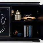 Черный комод в стиле арт-деко Luciano варинант исполнения - 8 | Loft Concept в Красноярске