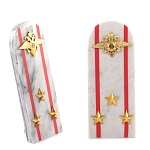 Сувенир Погон МВД из натурального камня мрамор Souvenir Epaulets варинант исполнения - 7 | Loft Concept в Красноярске