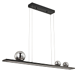 Светодиодная линейная люстра IONA Сhandelier black 103 варинант исполнения - 2 | Loft Concept в Красноярске