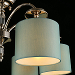 Люстра потолочная Nikoletta с бирюзовым плафоном варинант исполнения - 4 | Loft Concept в Красноярске