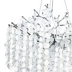 Люстра с круглыми хрустальными подвесками Fairytree Chrome Crystal Branches Chandelier 10 варинант исполнения - 3 | Loft Concept в Красноярске