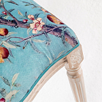 Стул из массива бука с изображением птиц и цветов Turquoise Beige Chinoiserie Garden Chair варинант исполнения - 4 | Loft Concept в Красноярске