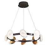 Люстра подвесная круглая с овальными плафонами Iona chandelier варинант исполнения - 3 | Loft Concept в Красноярске