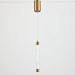 Подвесной светильник в форме цилиндра Trumpet Tube Brass варинант исполнения - 3 | Loft Concept в Красноярске