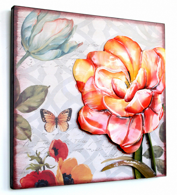 Аксессуар настенный из металла Blank Space Flower Мульти в Красноярске | Loft Concept 