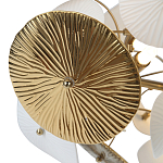 Люстра с белыми и золотистыми цветами Dahlia Flowers Lamp варинант исполнения - 6 | Loft Concept в Красноярске