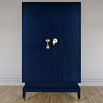 Платяной шкаф Elsa Dreams Blue с 2-мя фасадами варинант исполнения - 5 | Loft Concept в Красноярске