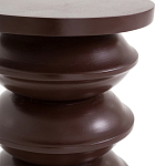 Фигурный приставной столик бордового цвета  AMORPHOUS варинант исполнения - 3 | Loft Concept в Красноярске