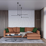 Торшер черного цвета с круглым основанием и вытянутым поворотным плафоном Trumpet tube варинант исполнения - 4 | Loft Concept в Красноярске