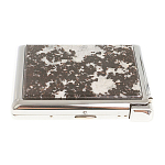 Портсигар на 20 сигарет с газовой зажигалкой из натурального камня Флогопит Stone Cigarettes Cases варинант исполнения - 2 | Loft Concept в Красноярске