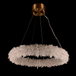 Люстра круглая с натуральным горным хрусталем Crystal Shimmer варинант исполнения - 3 | Loft Concept в Красноярске