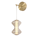 Бра светодиодное с стеклянным волнообразным плафоном Amphora of Light варинант исполнения - 3 | Loft Concept в Красноярске