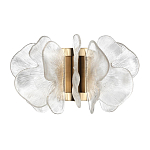 Бра с крупными прозрачными лепестками с рельефной поверхностью Ethereal Bloom варинант исполнения - 1 | Loft Concept в Красноярске