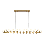 Люстра овальная с круглыми светодиодными источниками света Maxine Light варинант исполнения - 4 | Loft Concept в Красноярске