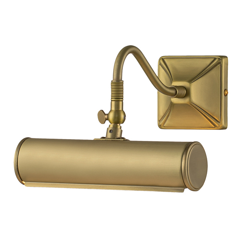 Светильник для картин с коротким цилиндрическим плафоном Elstead Lighting Латунь Бронза в Красноярске | Loft Concept 
