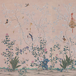 Обои ручная роспись Cecily pink варинант исполнения - 1 | Loft Concept в Красноярске