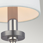 Бра для ванных комнат с белым тканевым цилиндрическим плафоном Feiss варинант исполнения - 2 | Loft Concept в Красноярске